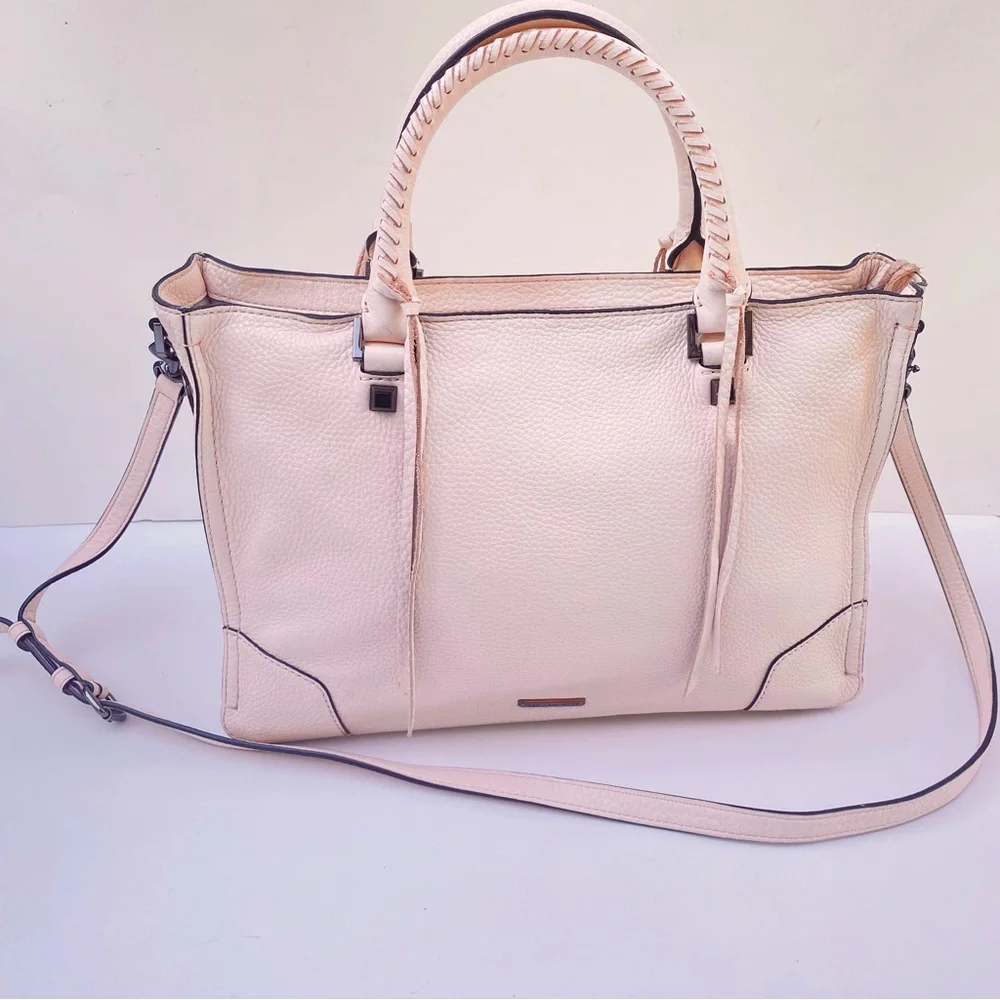 Rebecca Minkoff Pale Pink Leather Tote Bag